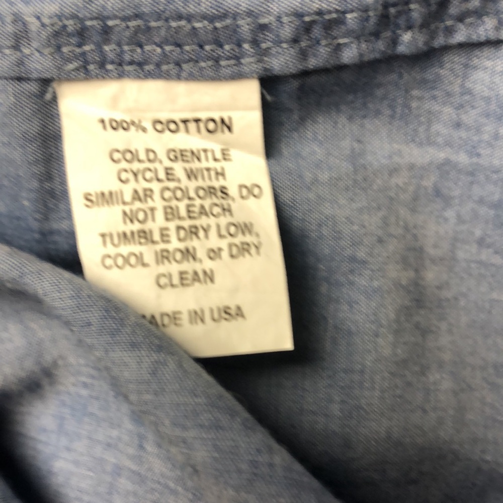 NILI LOTAN Blue Button-Up Shirt Size M - Picture 9 of 14